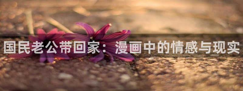 亲亲漫画网在线：国民老公带回家：漫画中的情感与现实
